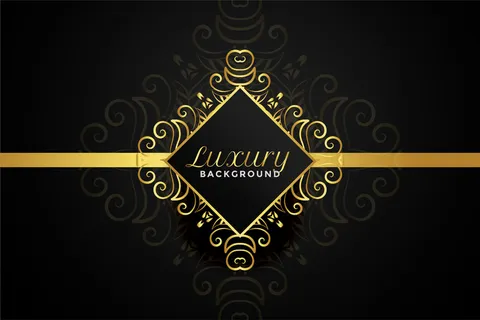 豪华金色装饰背景设计