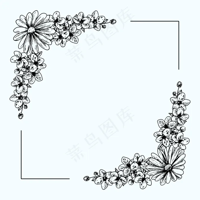 弹簧花架eps,ai矢量模版下载