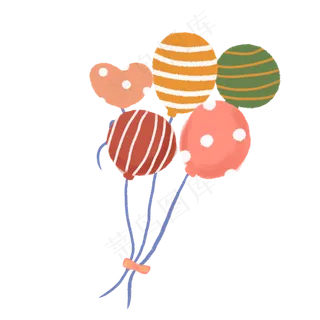 情人节表白气球元素