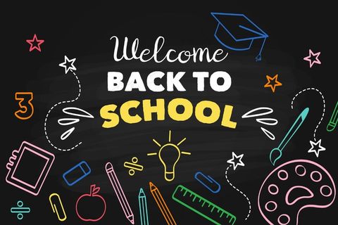 黑板回到学校背景 黑板回到学校背景