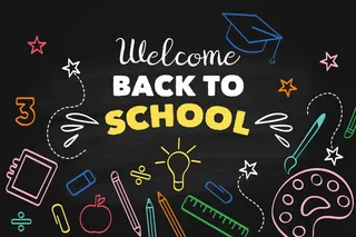 黑板回到学校背景