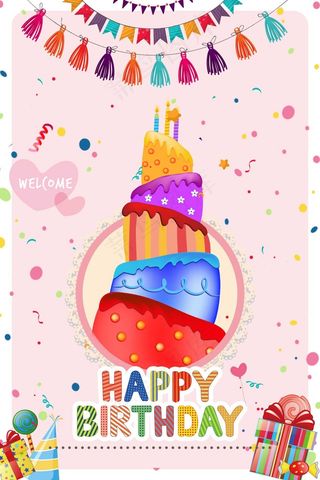 生日快乐海报