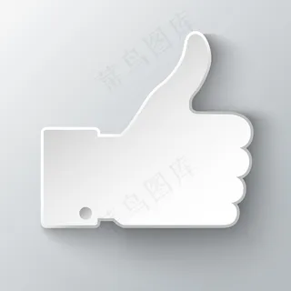 拇指向上贴花、插图