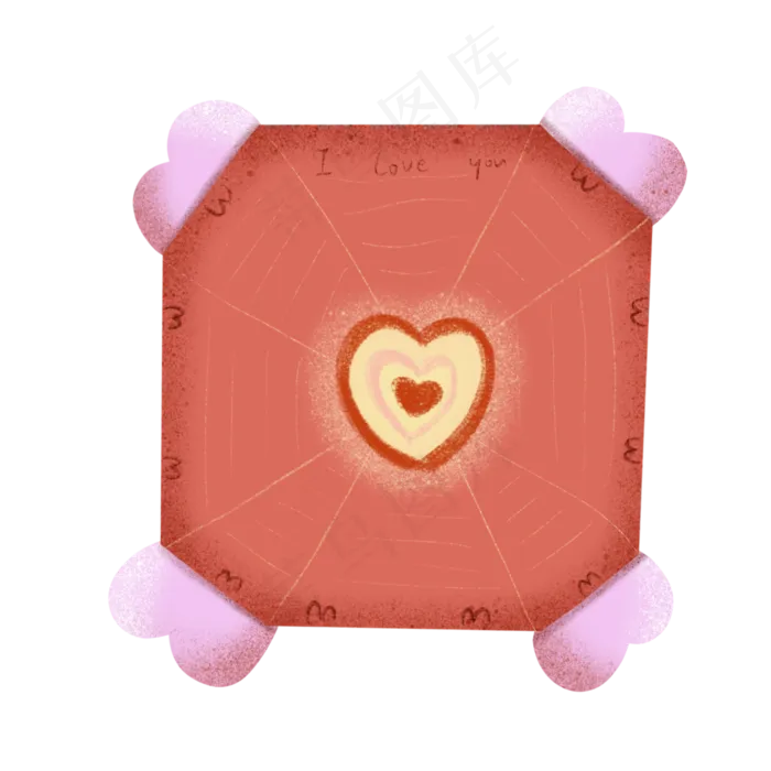 七夕节信纸(2000X2000(DPI:300))psd模版下载