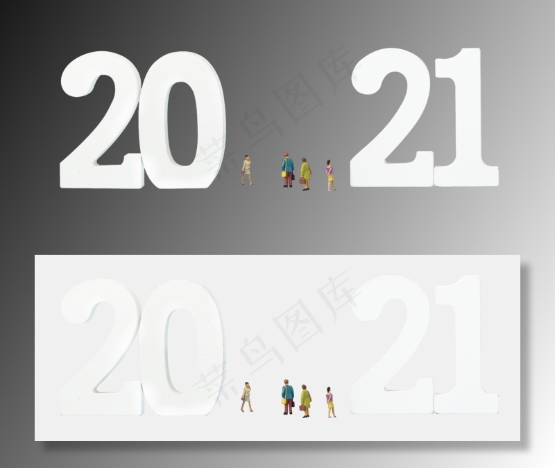 新年2021跨年狂欢创意微缩(3000X4000(DPI:300))