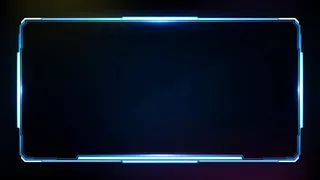 蓝色发光科技的抽象未来背景科幻框架hud ui