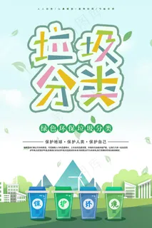 垃圾分类设计展板