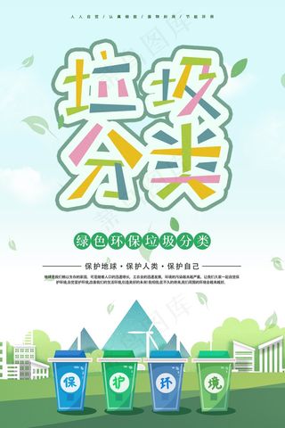 垃圾分类设计展板
