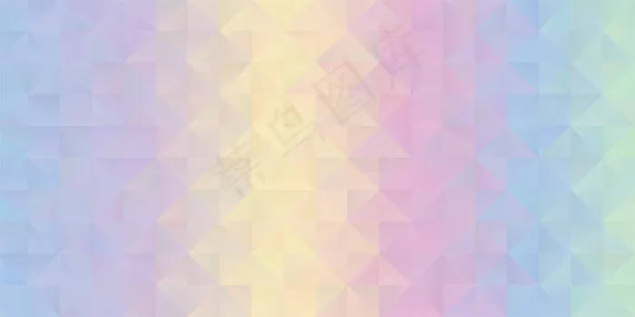 背景采用柔和的彩色彩虹低多边形设计eps,ai矢量模版下载