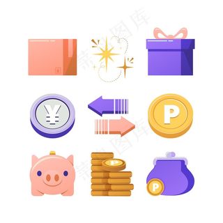 渐变细节点元素集合