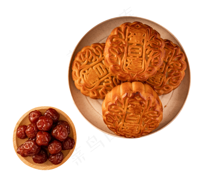 中秋月饼美食(3000X3000(DPI:299))
