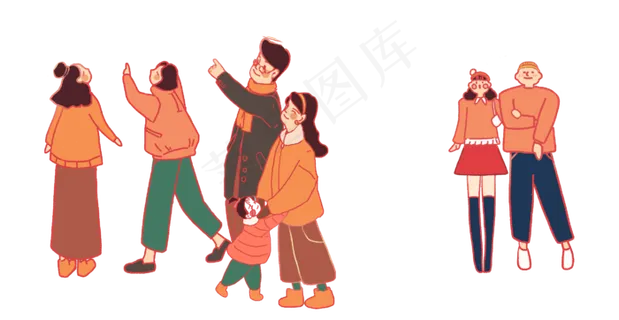 2021牛年新年花灯节人群