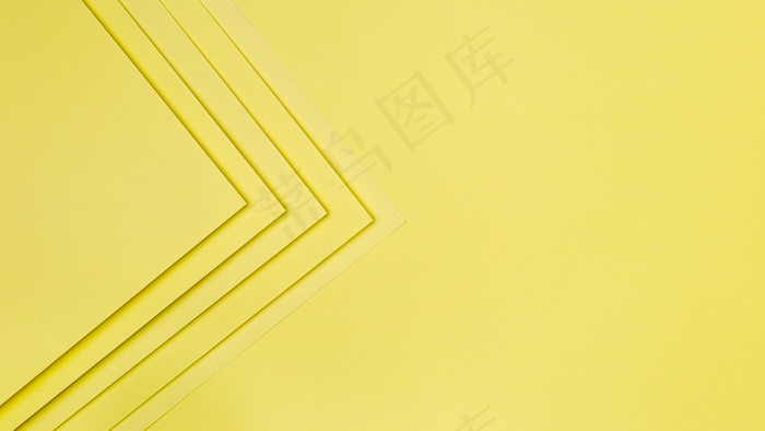 黄色背景纸形状