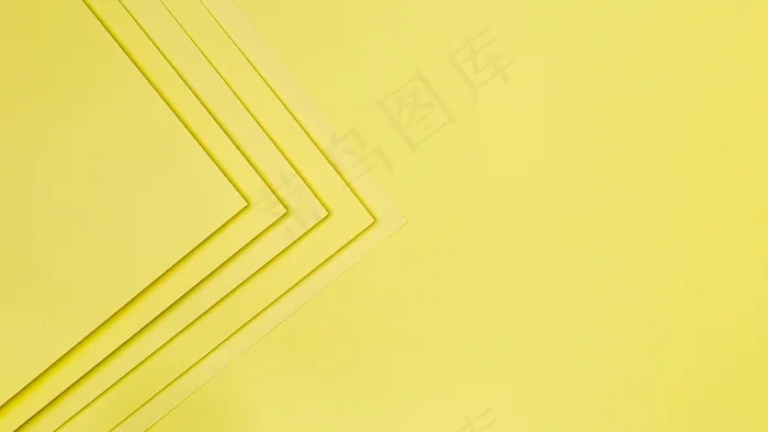 黄色背景纸形状