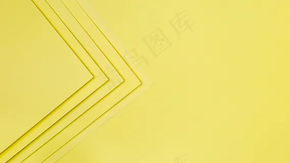黄色背景纸形状