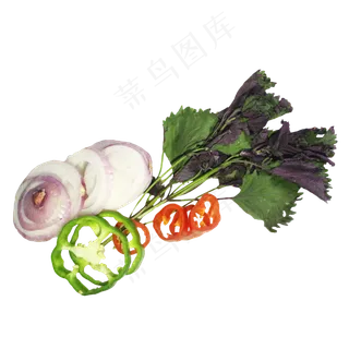 洋葱甘蓝辣椒组合