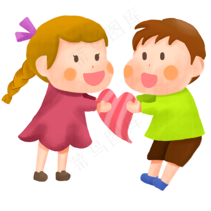 七夕情人节爱情情侣插画免费下载