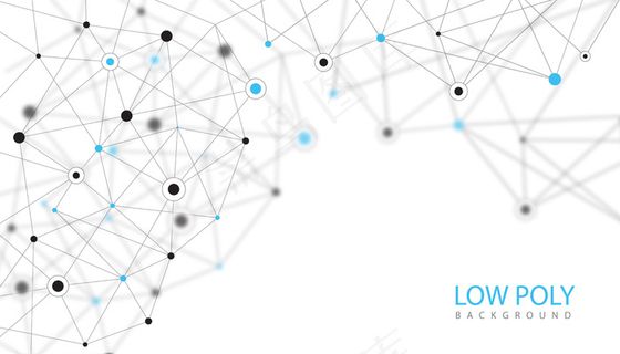 低多边形几何背景