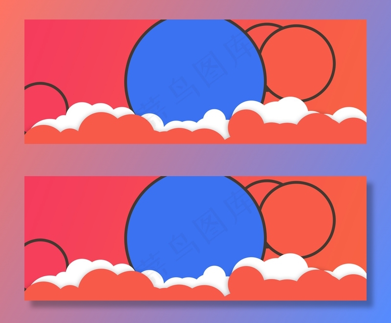 卡通玩具促销季童趣红色banner(1920*700px 	       )psd模版下载
