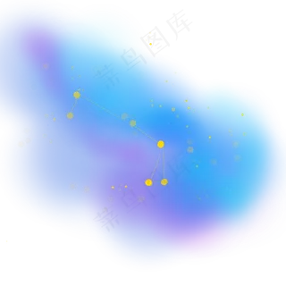 炫彩夜空和星座