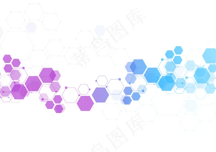 分子结构抽象技术背景eps,ai矢量模版下载
