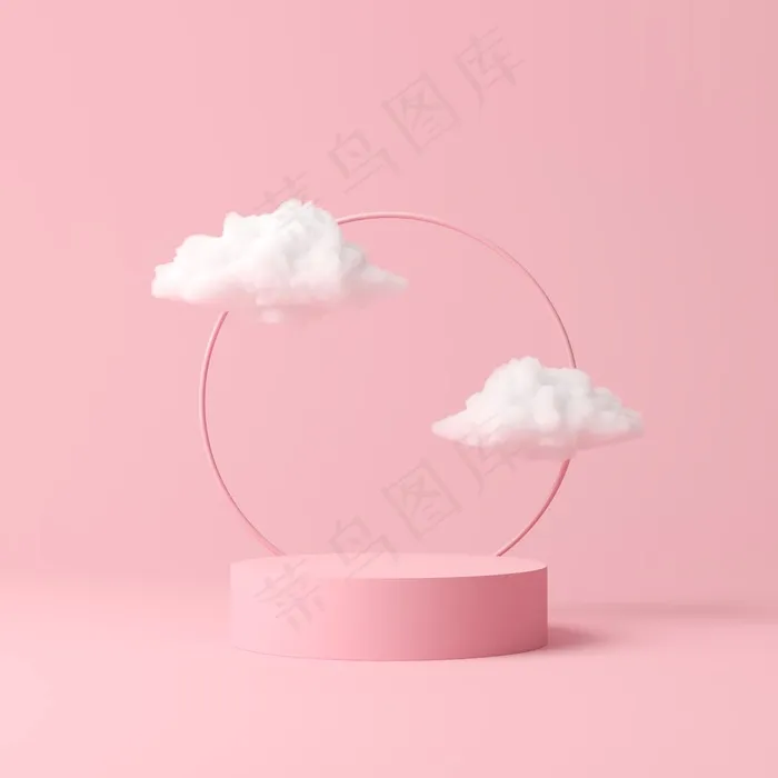 抽象背景、产品展示场景。三维渲染