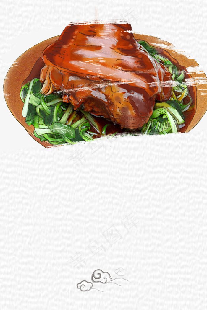 冬季美食卤水鸡腿卤味优惠促销