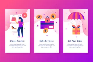 获取您的订单手机app移动应用程序app屏幕