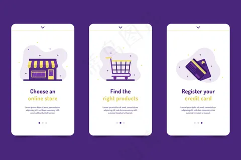 购买在线入职应用程序app屏幕集