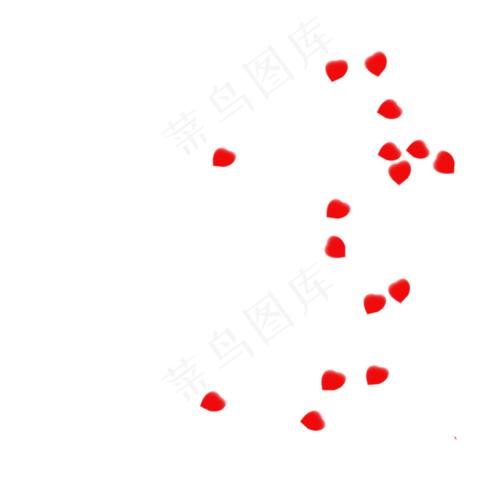情人节七夕节三八节妇女节花瓣