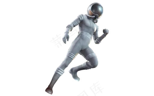 宇航员免扣png  