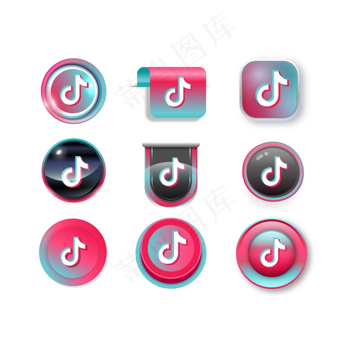 Tiktok标志系列