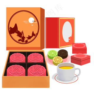 中秋节礼盒月饼