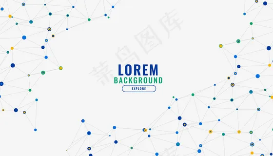 网络连接线数字背景