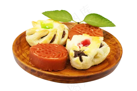橘红色莲蓉月饼 橘红色莲蓉月饼