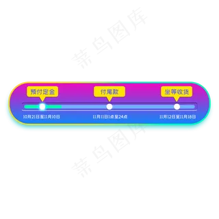 双十一预售进度条