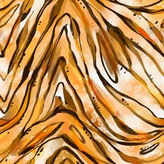 水彩画动物图案