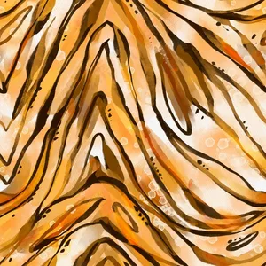 水彩画动物图案