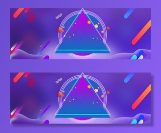 双十一炫光皇冠舞台banner