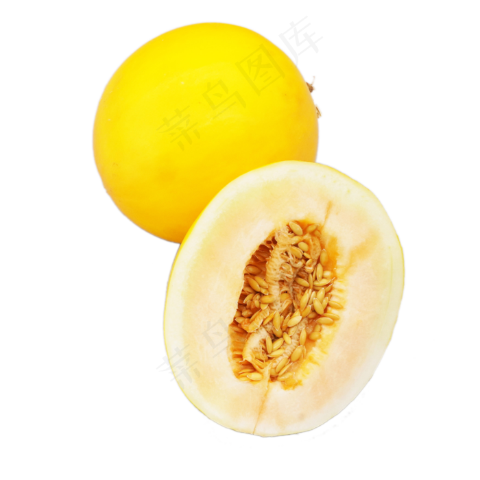黄色甜瓜水果