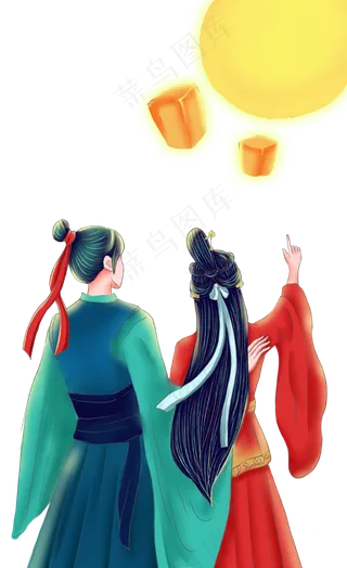 七夕牛郎织女相会