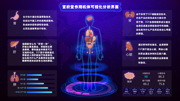 宫府堂作用机体图