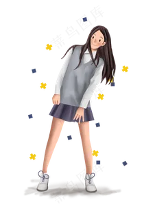 开学季日本女学生