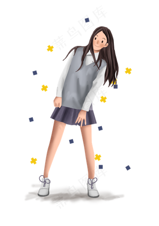 开学季日本女学生