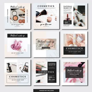 社交媒体模板和故事