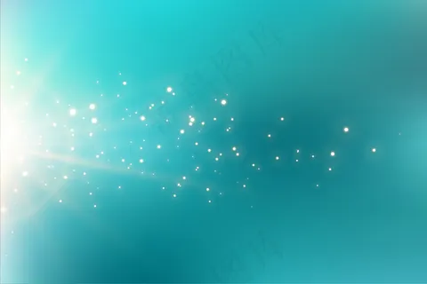 绿松石色，具有闪光效果