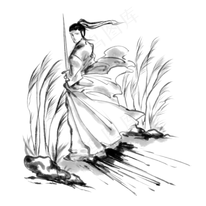 剑客侠客(3000X3000(DPI:299))psd模版下载