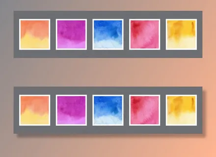 抽象彩色水彩背景纹理集