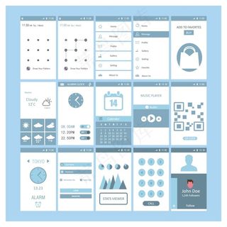 手机屏幕模板设计