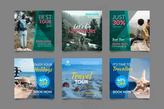 旅游销售模板集